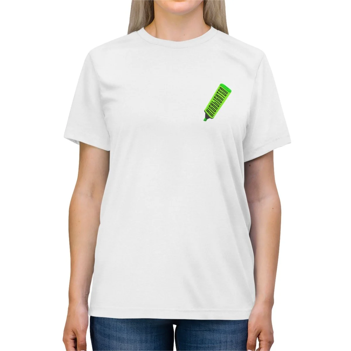 Highlighter - Unisex Jersey Short Sleeve Tee - Image 4