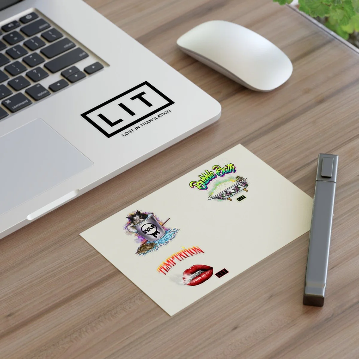 LIT Sticker Sheet – WAP, Bubble Bath, Temptation & Logo - Image 3